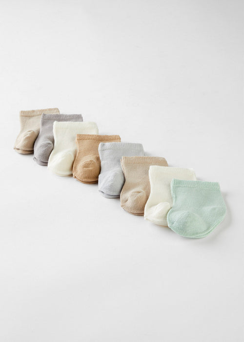 Čarape s organskim pamukom za bebe (8 pari)