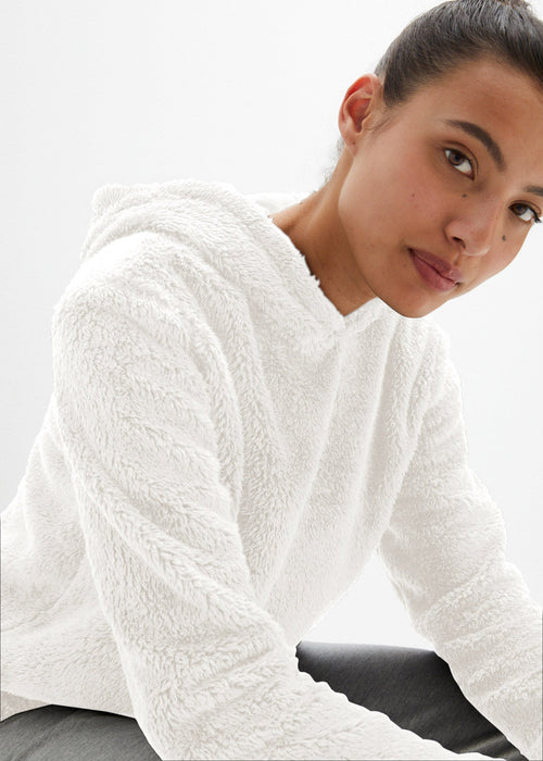 Dugi pulover oversize kroja od mekanog pliša
