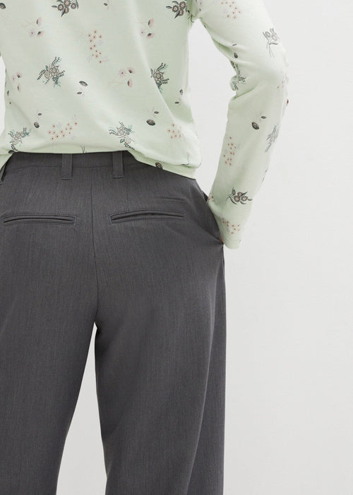 Široke hlače s naborima u struku s podesivim visokim udobnim strukom dužeg kroja
