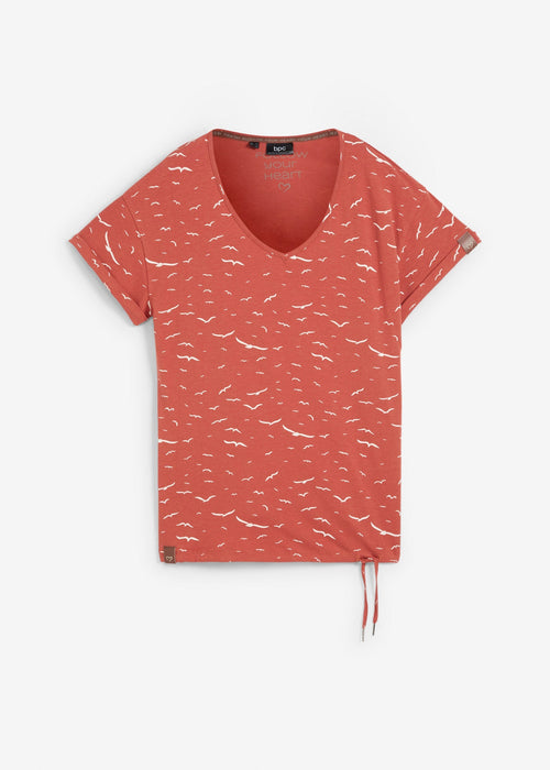 T-shirt majica s uzorkom i trakom za vezanje