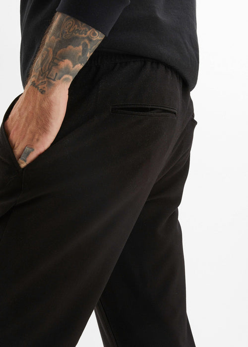 Klasične chino stretch hlače bez kopčanja ravnog kroja