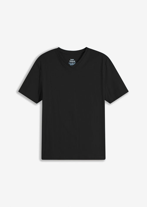 T-shirt majica bez šavova s V izrezom od organskog pamuka iz kolekcije Essential
