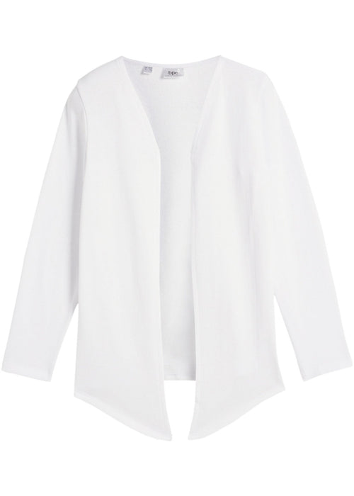 Asimetrična jakna od trikoa s organskim pamukom za djevojčice