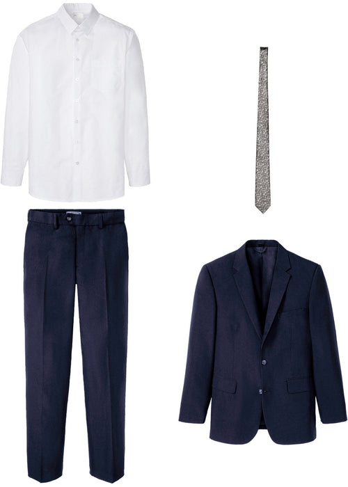 4-dijelno odijelo: sako, hlače, košulja i kravata